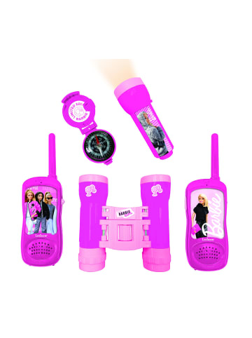Lexibook Barbie Abenteuer-Set mit Walkie-Talkies, Fernglas und Kompass