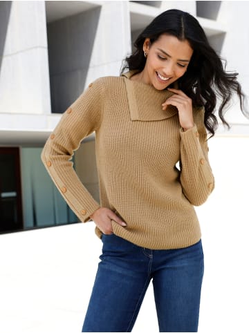 Sieh an! Pullover in camel