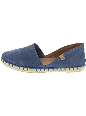 Verbenas Carmen Serraje Slipper Blau