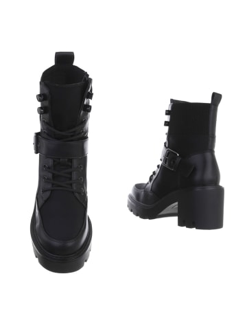 Ital-Design Stiefelette in Schwarz