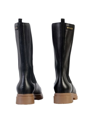 Les Tropéziennes par M Belarbi Saddie-Leder-Stiefelette Schwarz