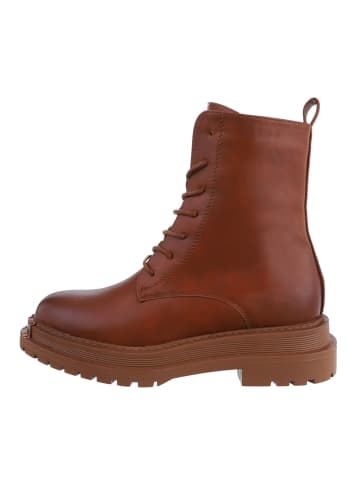 Ital-Design Stiefelette in Camel