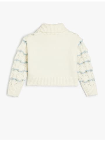 KOTON Sweater in Ekru Gestreift