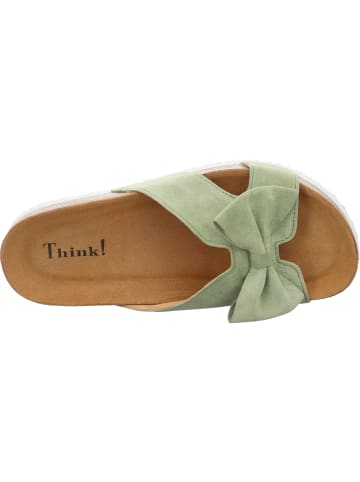 Think! Tieffußbett Pantolette CRISSI in Aloe
