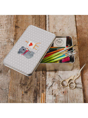 Mr. & Mrs. Panda Teedose Koala Künstler ohne Spruch in Grau Pastell