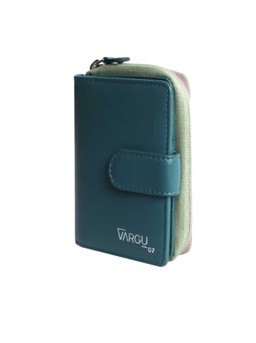 VARGU Echtleder Geldbörse VINEM 1-A in teal green - sage green