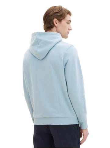 Tom Tailor Sweatshirt LOGO HOODIE in Blau