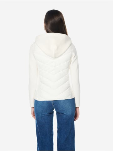 KOROSHI Damenjacke in materialmix in weiß