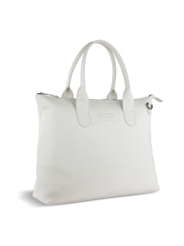 Bugatti Elsa Shopper Tasche Leder 46 cm weiß