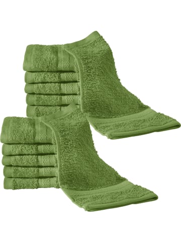 REDBEST Frottier Seiftuch 12er-Pack Chicago in grün