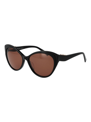 Replay Frauen Sonnenbrille Katzenauge Schwarz