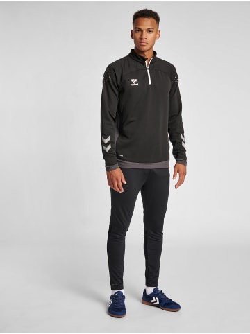 Hummel Halbreißverschluss Sweatshirt Hmllead Herren in BLACK