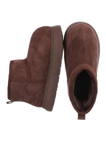 Ital-Design Stiefelette in Braun