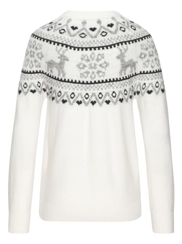 LASCANA Norwegerpullover in weiß