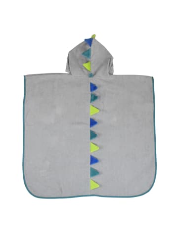 Schlummersack Frottee Badeponcho in Grau