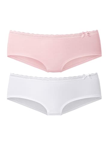 nuance Panty in rosenholz+weiß