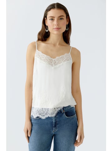 Oui Spitzentop in gardenia
