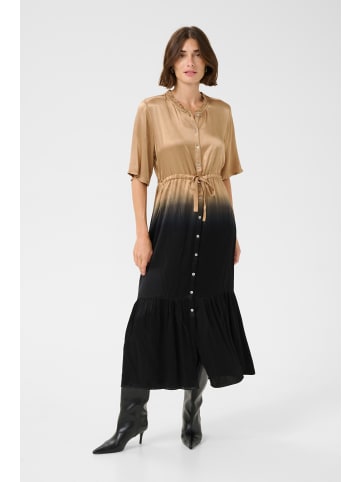 CULTURE Kleid CUberry Relaxed fit in Tannin/Black