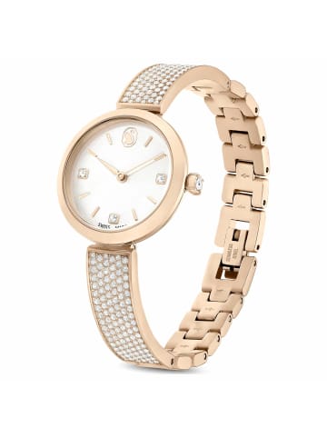 Swarovski Analoguhr für Damen in gold