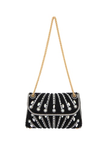 faina Women Flap Bag in Black