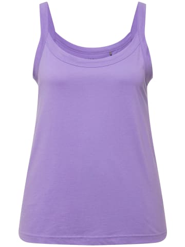 Ulla Popken Strick-Top in blauer flieder