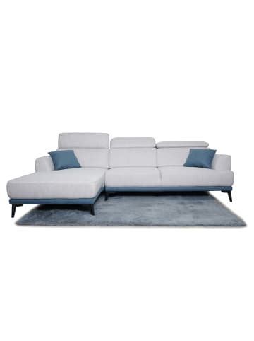 MCW Ecksofa G44, Links, hellgrau