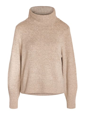 Noisy may Basic Rollkragen Strickpullover NMFRIVA in Beige-2