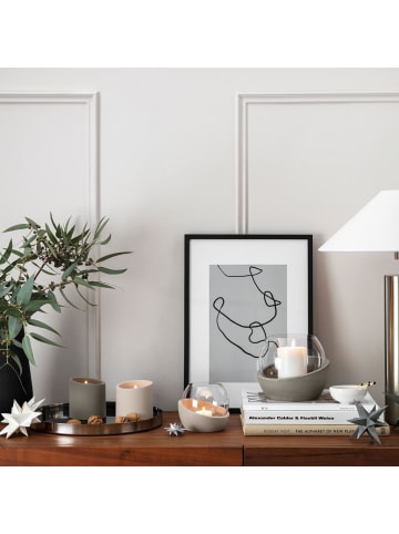 Villeroy & Boch 6er Set Duftkerzen Fantasy New Moon Home ø 8,6 x 9,1 cm in taupe