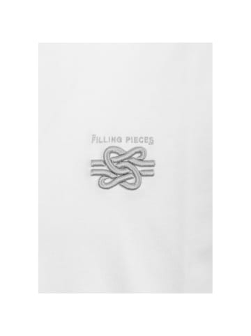 FILLING PIECES T-Shirt T-Shirt Embroidered Knot XT in weiss