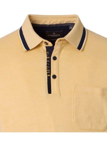 CASAMODA Polo-Shirt in Gelb
