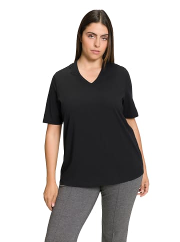 Ulla Popken Shirt in schwarz