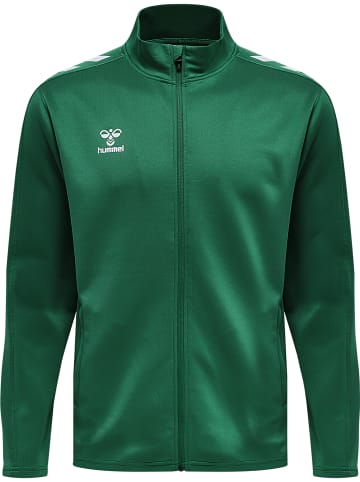 Hummel Hummel Zip Jacke Hmlcore Multisport Unisex Erwachsene Atmungsaktiv Feuchtigkeitsabsorbierenden in EVERGREEN