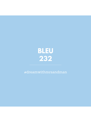 Mr.Sandman Spannbetttuch Fein Jersey de luxe 140 - 160 x 200 cm in bleu