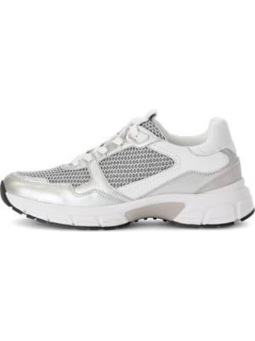 Gabor Komfort Schnürschuh in silber