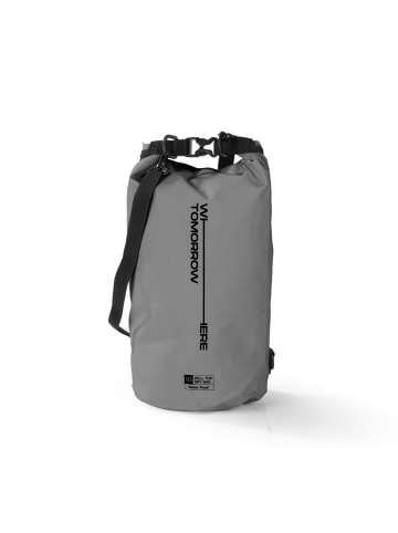 Where Tomorrow PVC dry bag 10L - grau wasserdichte Tasche