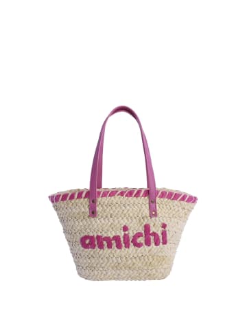 Amichi Strandtasche Sigsberta (B)26 x (H)25 x (T)10 cm in Rosa