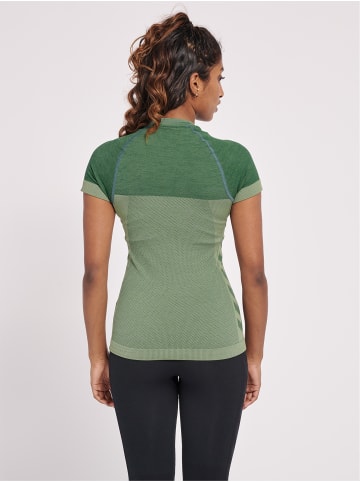Hummel Raglanärmel Hmlclea Multisport Damen in LAUREL WREATH/LILY-PAD MELANGE