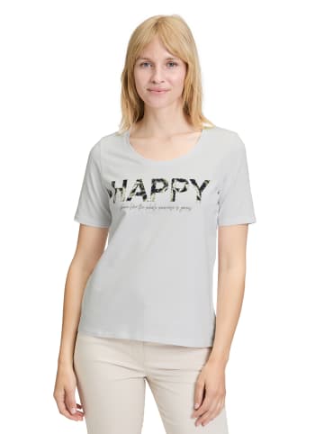 Betty Barclay Basic Shirt mit Placement in Patch White/Dark Blue