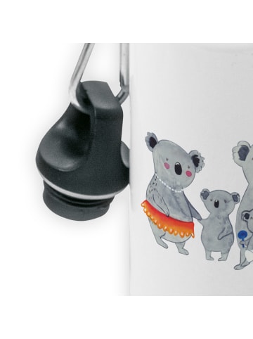 Mr. & Mrs. Panda Trinkflasche Koala Familie ohne Spruch in Weiß