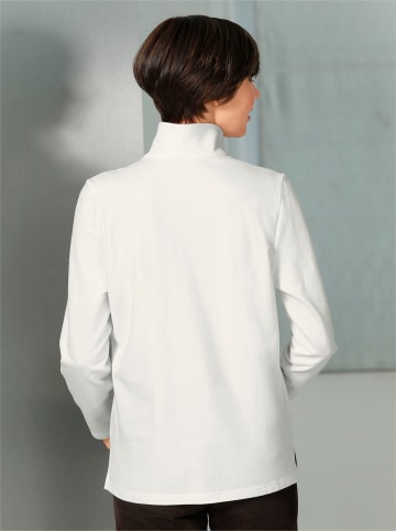 WITT WEIDEN Winter-Shirt in wollweiß-gemustert