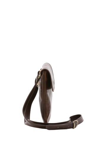 Viola Castellani Umhängetasche in DARK BROWN