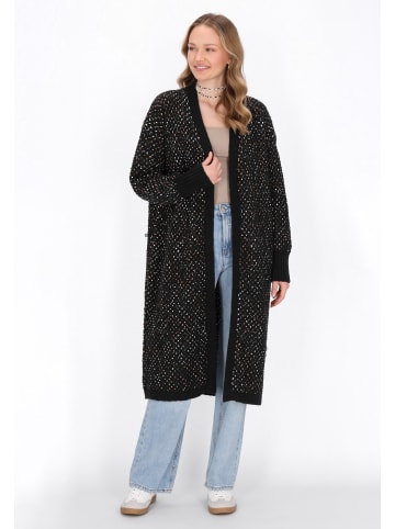 myMo Women Cardigan in black melange