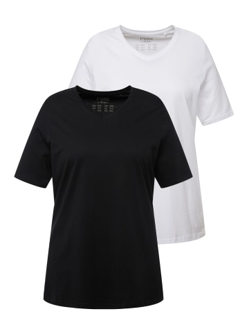 Ulla Popken Shirt in schwarz