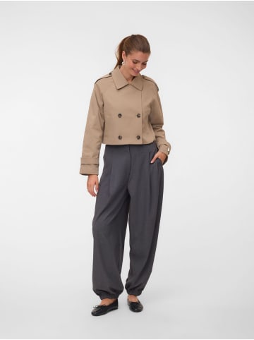 Vero Moda Trenchcoat in Silver Mink