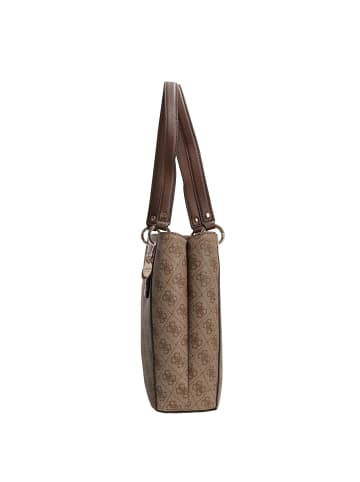 Guess Noelle II Tote - Shopper 35 cm (bone logo) in latte logo/braun