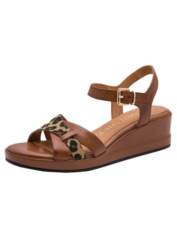 Marco Tozzi Sandalette in COGNAC COMB