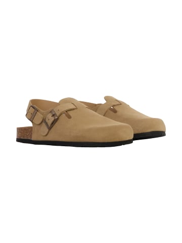 Plakton Leder-Pantoletten von BlogWork Braun