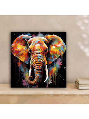 OnlyWow Leinwand Bilder Elefant