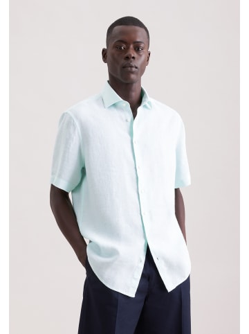 Seidensticker Leinenhemd Regular in Grün