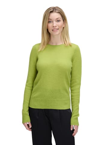 Betty Barclay Kaschmir-Pullover mit Rundhalsausschnitt in Fresh Moss